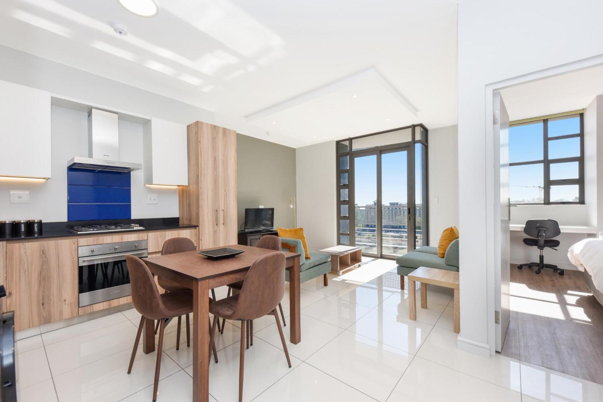 יוהנסבורג The Median Rosebank Luxury Apartment - Building With Generator מראה חיצוני תמונה
