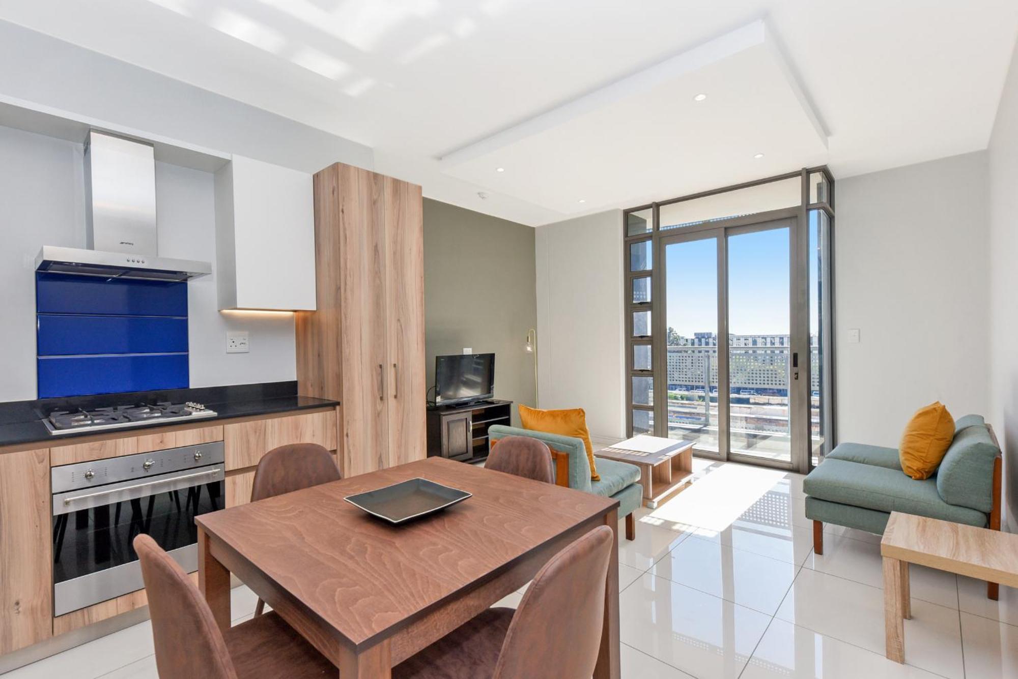 יוהנסבורג The Median Rosebank Luxury Apartment - Building With Generator מראה חיצוני תמונה