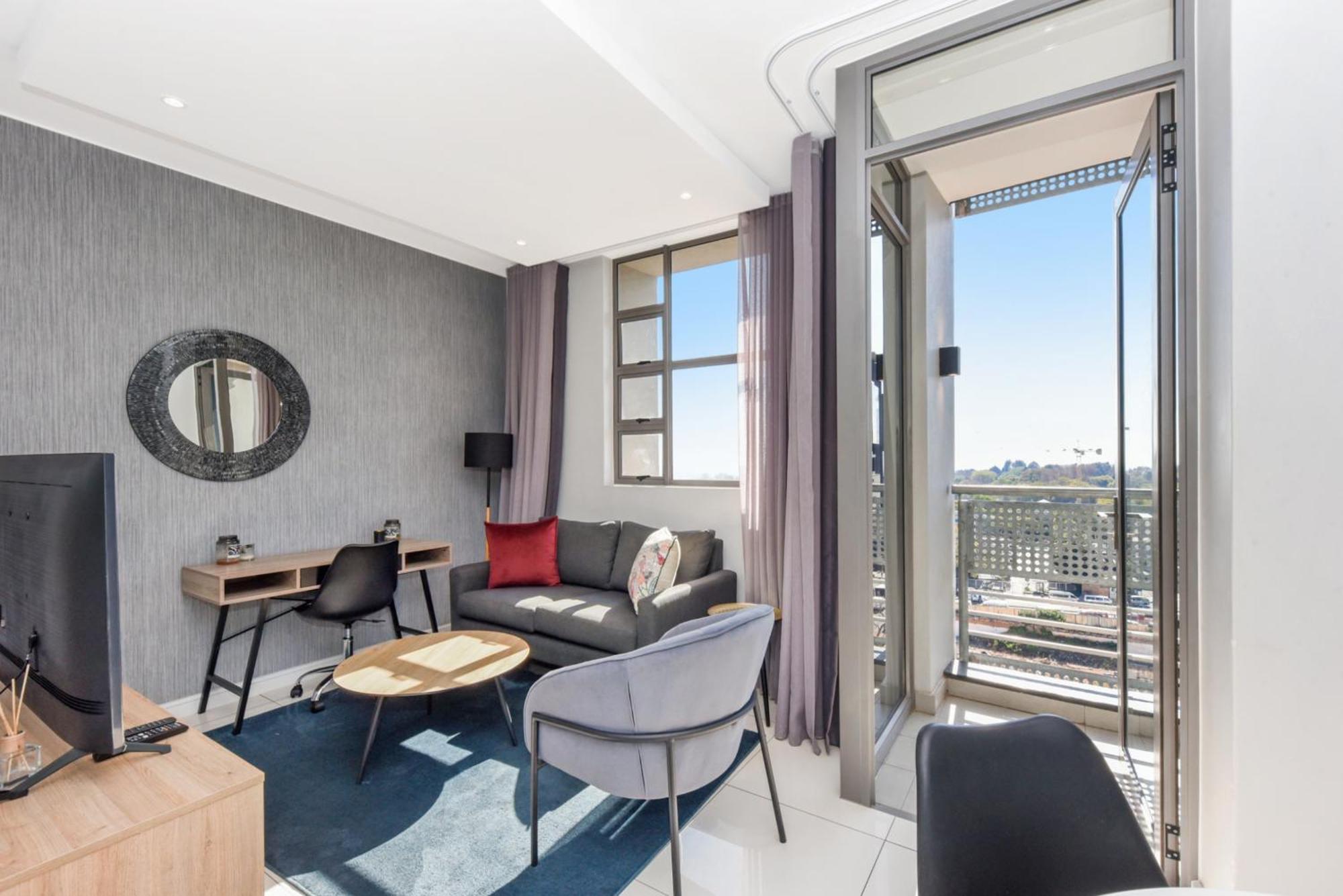 יוהנסבורג The Median Rosebank Luxury Apartment - Building With Generator מראה חיצוני תמונה